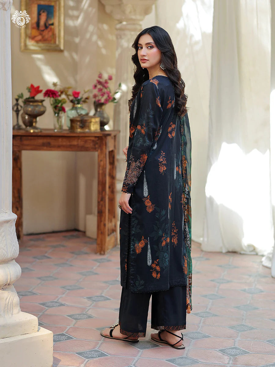 Pakistani Rang Pasand by Gulljee Digital Printed Lawn Unstitched Three Piece - Mirage