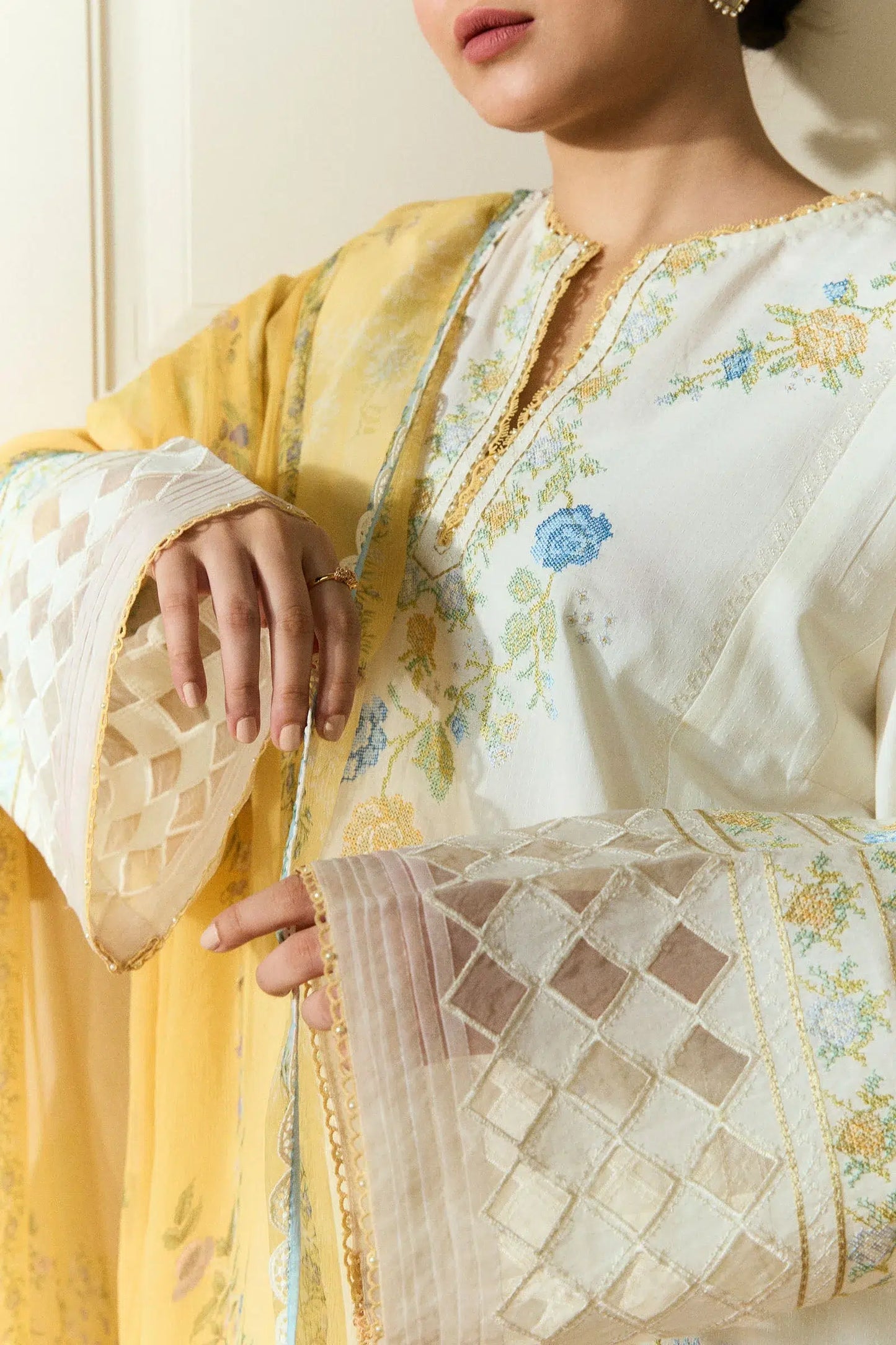 Pakistani Coco by Zara Shahjahan Embroidered Lawn Unstitched Three Piece - Solace