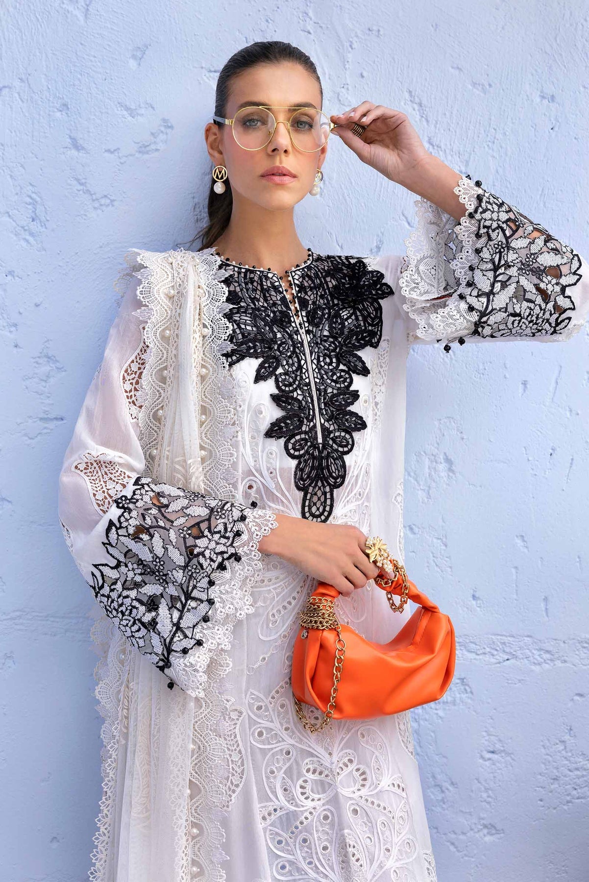 Pakistani Maria B Luxury Lawn Unstitched Three Piece - Iron