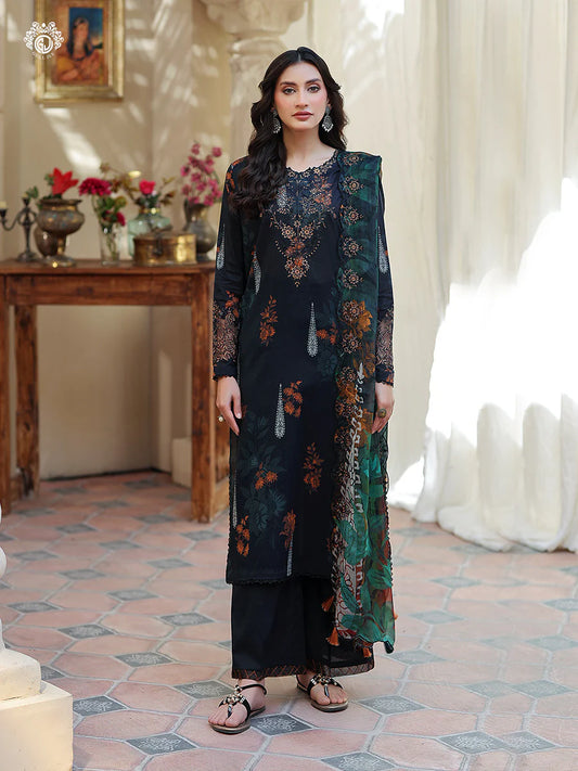 Pakistani Rang Pasand by Gulljee Digital Printed Lawn Unstitched Three Piece - Mirage