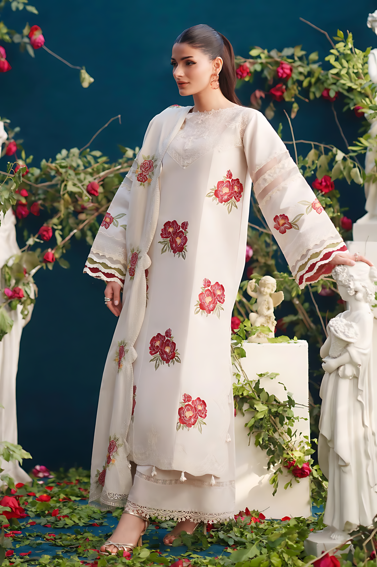 Pakistani Parishay Unstitched Summer Lawn Three Piece