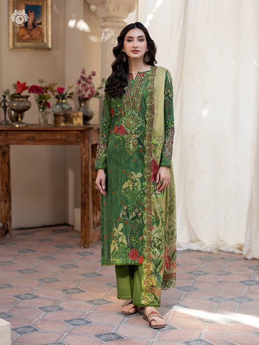 Pakistani Rang Pasand by Gulljee Digital Printed Lawn Unstitched Three Piece - Dingley