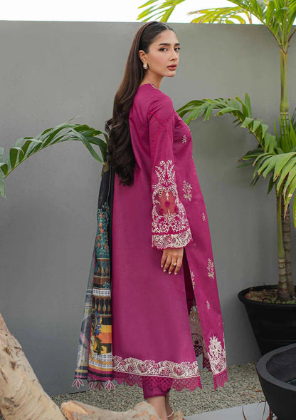 Pakistani Qline by Qalamkar Embroidered Lawn Unstitched Three Piece - Seraphina