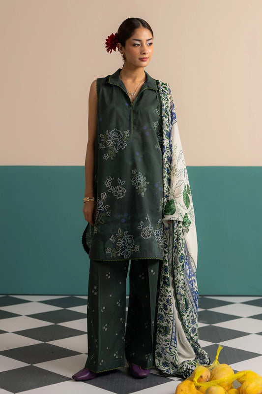 Pakistani Coco by Zara Shahjahan Printed Lawn Unstitiched Three Piece - Kina 6A