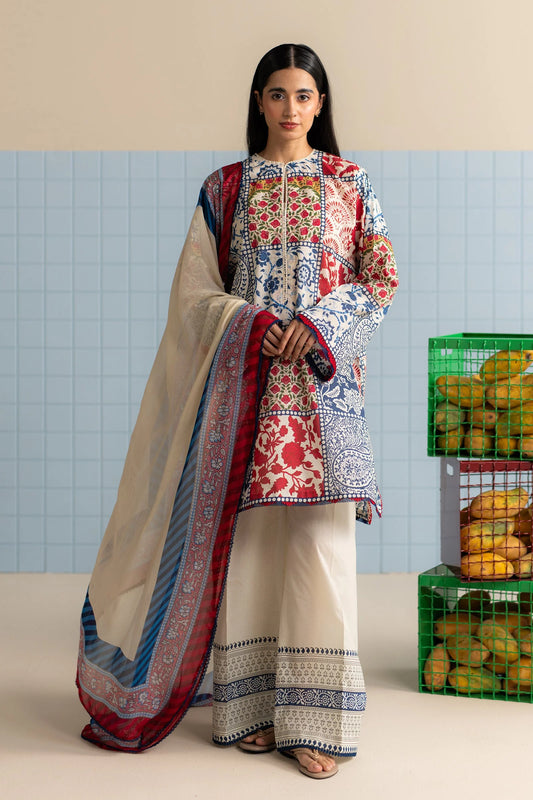 Pakistani Coco by Zara Shahjahan Printed Lawn Unstitiched Three Piece - Elra 8A