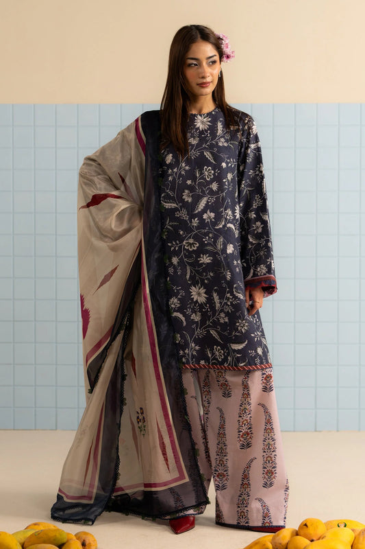 Pakistani Coco by Zara Shahjahan Printed Lawn Unstitiched Three Piece - Liore 7B