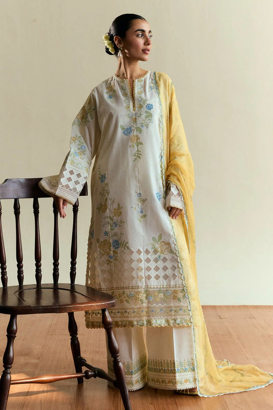 Pakistani Coco by Zara Shahjahan Embroidered Lawn Unstitched Three Piece - Solace