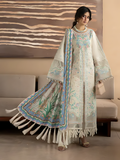 Pakistani Mahnur Sirene Lawn Unstitched Three Piece - Off White