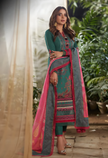 Pakistani Rania by Asim Jofa Unstitched Two Piece - Gable Green