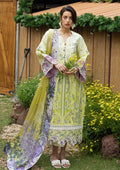 Pakistani Eastern Lawn Three Piece Suit - Green