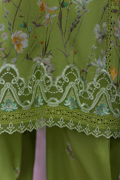 Pakistani Sobia Nazir Unstitched Lawn Three Piece - Pesto
