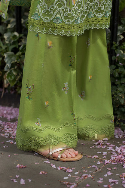 Pakistani Sobia Nazir Unstitched Lawn Three Piece - Pesto