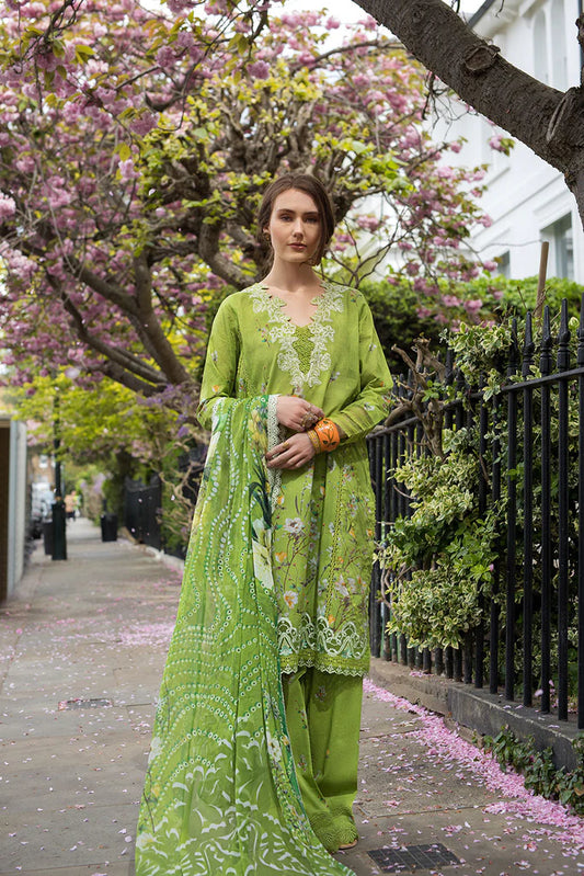 Pakistani Sobia Nazir Unstitched Lawn Three Piece - Pesto