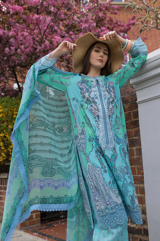 Pakistani Sobia Nazir Unstitched Lawn Three Piece - Horizon