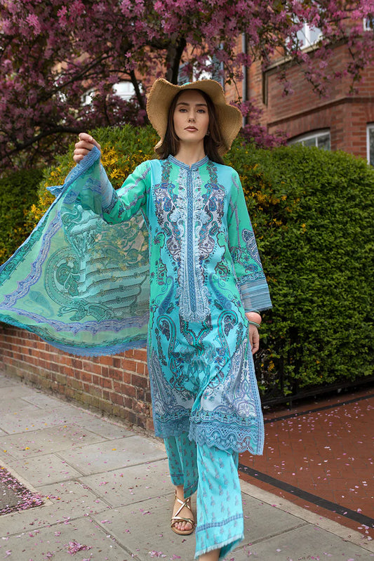 Pakistani Sobia Nazir Unstitched Lawn Three Piece - Horizon