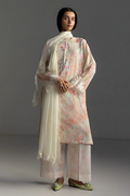 Pakistani Zara Shahjahan Coco Lawn Unstitched Three Piece - Pale Taupe