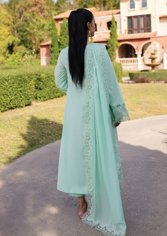 Pakistani Qline by Qalamkar Embroidered Lawn Unstitched Three Piece - Helen