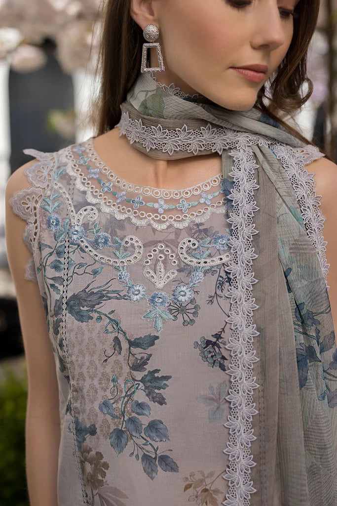 Pakistani Sobia Nazir Unstitched Lawn Three Piece - Monsoon