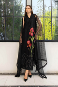 Pakistani Maria B Lawn Unstitched Three Piece - Black