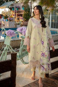 Pakistani Rang Rasiya Embroidered Lawn Unstitched Three Piece - Manah