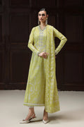 Pakistani Digital Printed & Embroidered Lawn Unstitched Three Piece - Husk