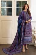 Pakistani Rania by Asim Jofa Lawn Unstitched Three Piece - Viola Purple