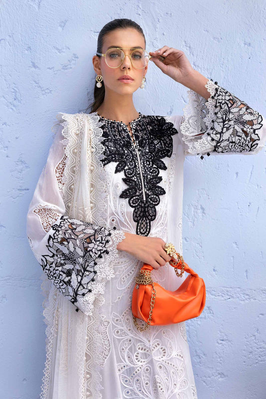 Pakistani Maria B Luxury Lawn Unstitched Three Piece - Iron