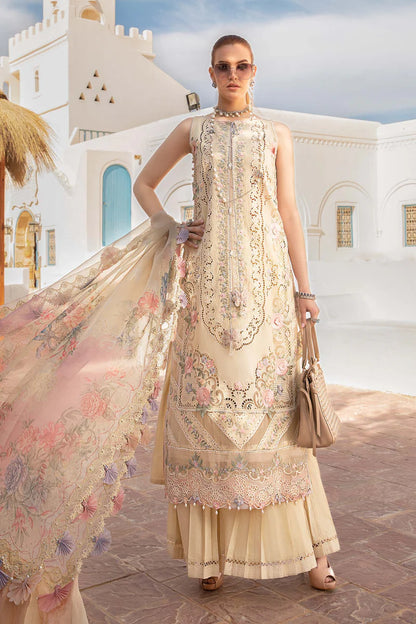 Pakistani Maria B Unstitched Lawn Premium Three Piece - Hampton
