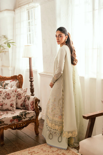 Pakistani Qalamkar Luxury Lawn Embroidered Unstitched Three Piece - Rimsha