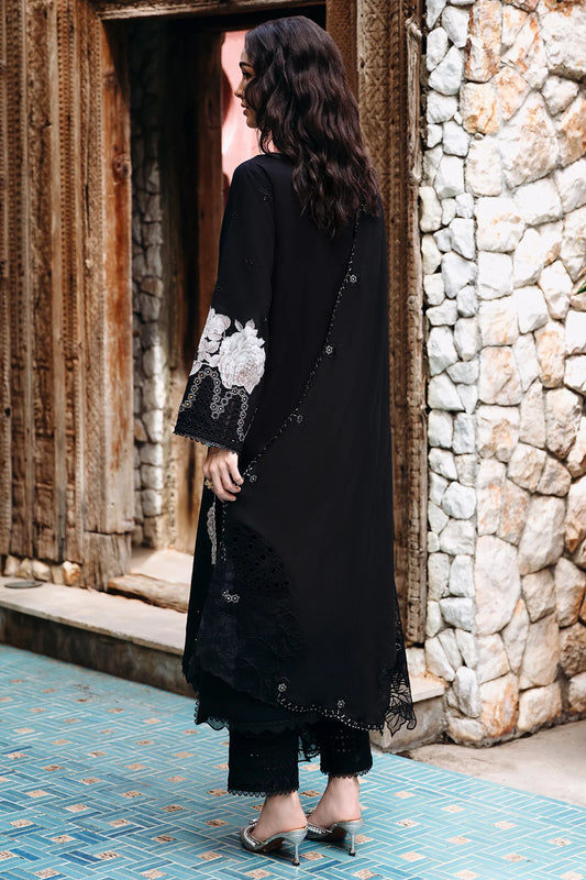 Pakistani Charizma Embroidered Lawn Unstitched Three Piece - Midnight Moss