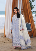 Pakistani Sahil by Qalamkar Lawn Unstitched Three Piece - Sea Mist