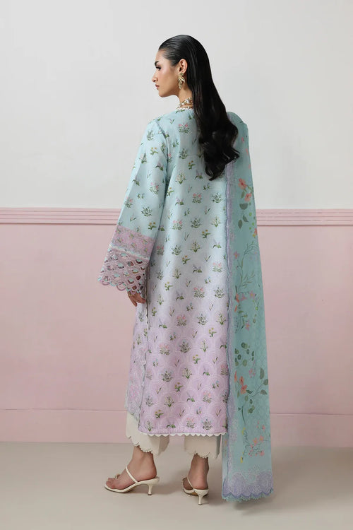 Pakistani Digital Printed & Embroidered Lawn Unstitched Three Piece - Jet Stream