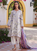 Pakistani Farah Talib Aziz Lawn Unstitched Three Piece - White