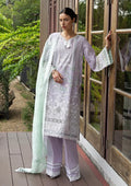 Pakistani Eastern Lawn Three Piece Suit - Lilac