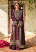 Pakistani Asim Jofa Embroidered Lawn Unstitched Three Piece - Lotus