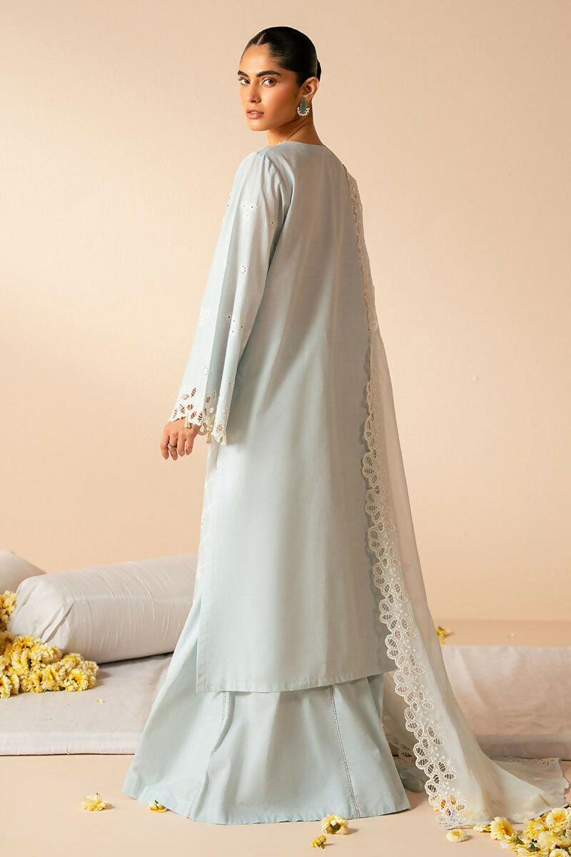 Pakistani Cross Stitch Chikankari Pastke Breeze Unstitched Three Piece