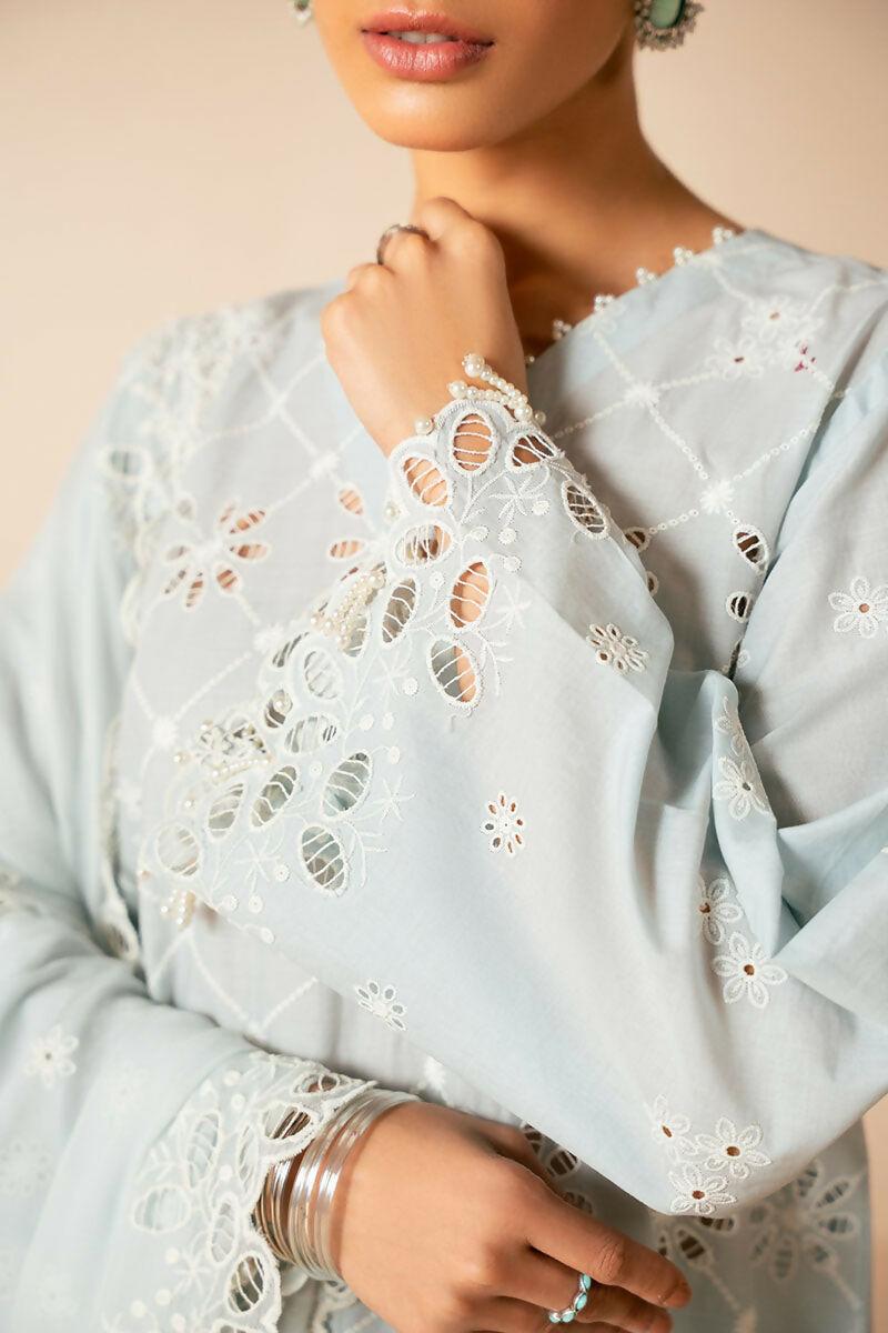 Pakistani Cross Stitch Chikankari Pastke Breeze Unstitched Three Piece