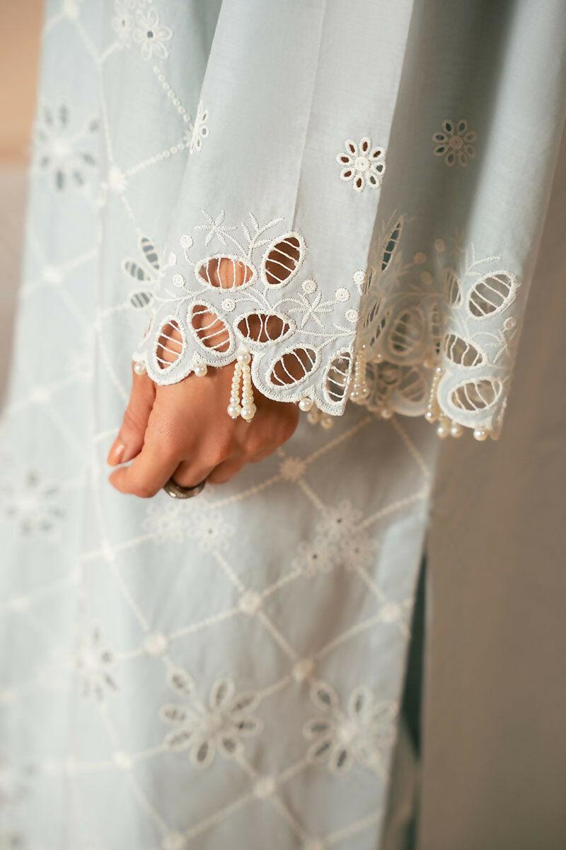 Pakistani Cross Stitch Chikankari Pastke Breeze Unstitched Three Piece