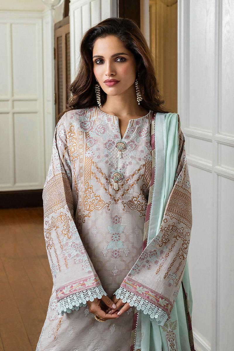 Pakistani Mushq Hemline Unstitched Arsinoe Three Piece