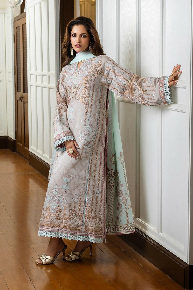 Pakistani Mushq Hemline Unstitched Arsinoe Three Piece