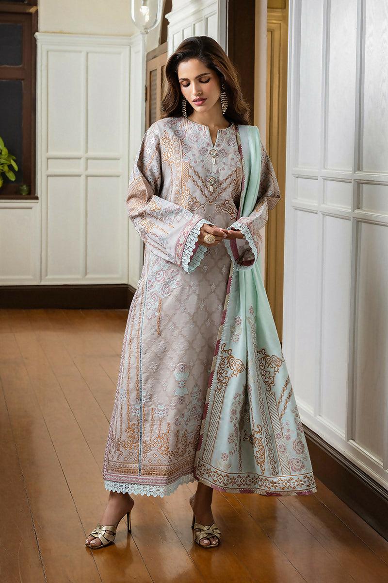 Pakistani Mushq Hemline Unstitched Arsinoe Three Piece
