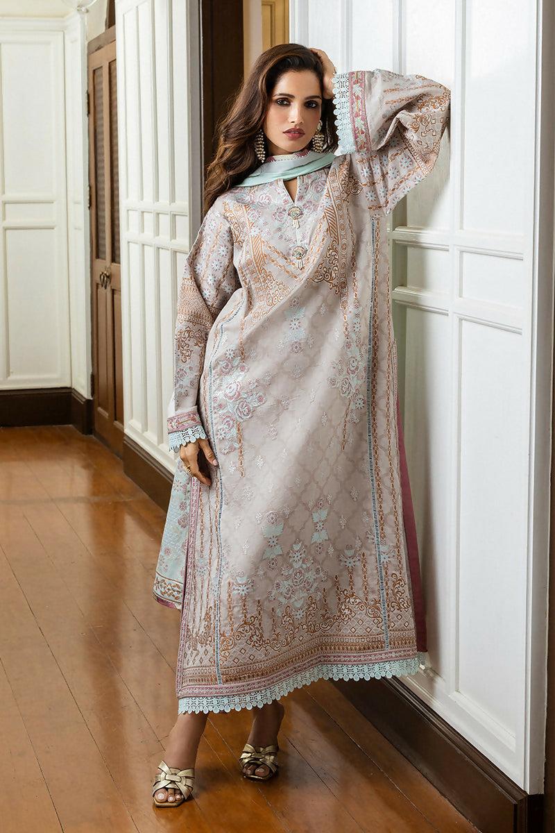 Pakistani Mushq Hemline Unstitched Arsinoe Three Piece