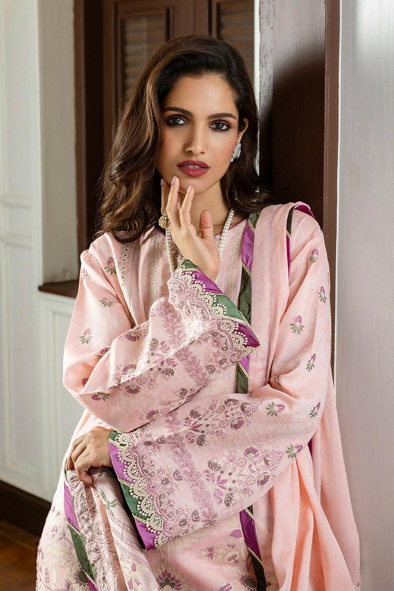 Pakistani Mushq Hemline Unstitched Lillian Three Piece