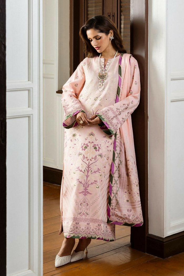 Pakistani Mushq Hemline Unstitched Lillian Three Piece