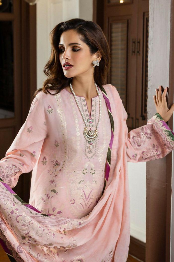Pakistani Mushq Hemline Unstitched Lillian Three Piece