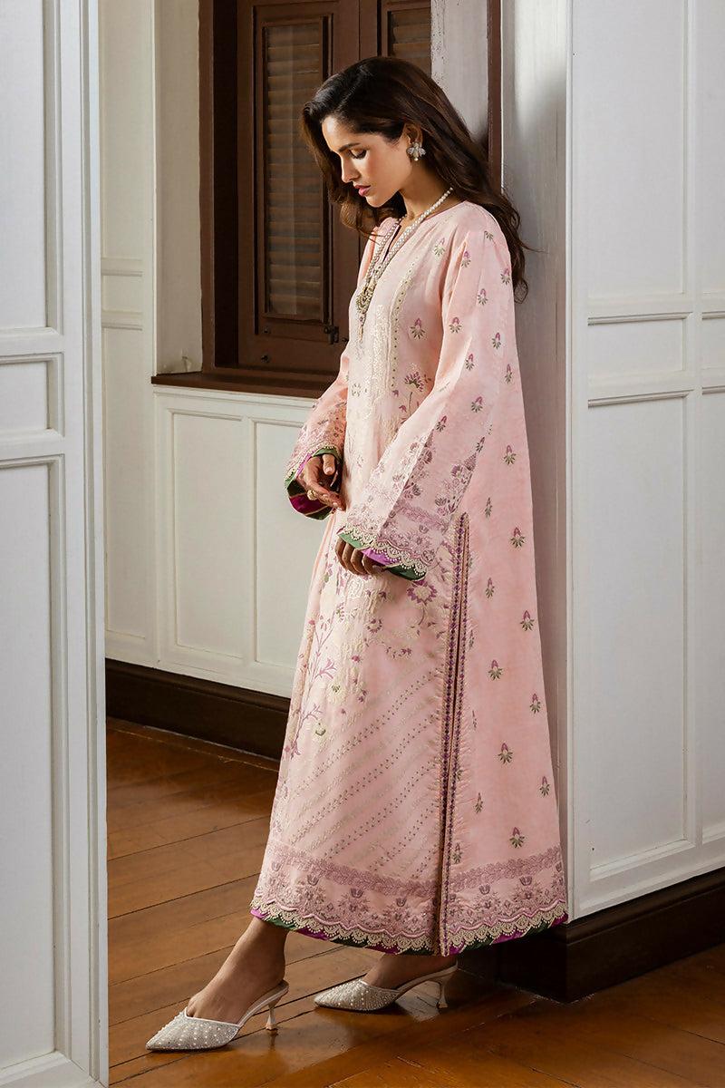 Pakistani Mushq Hemline Unstitched Lillian Three Piece