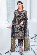 Pakistani Ramsha Embroidered Luxury Chiffon Unstitched Three Piece - Mirage
