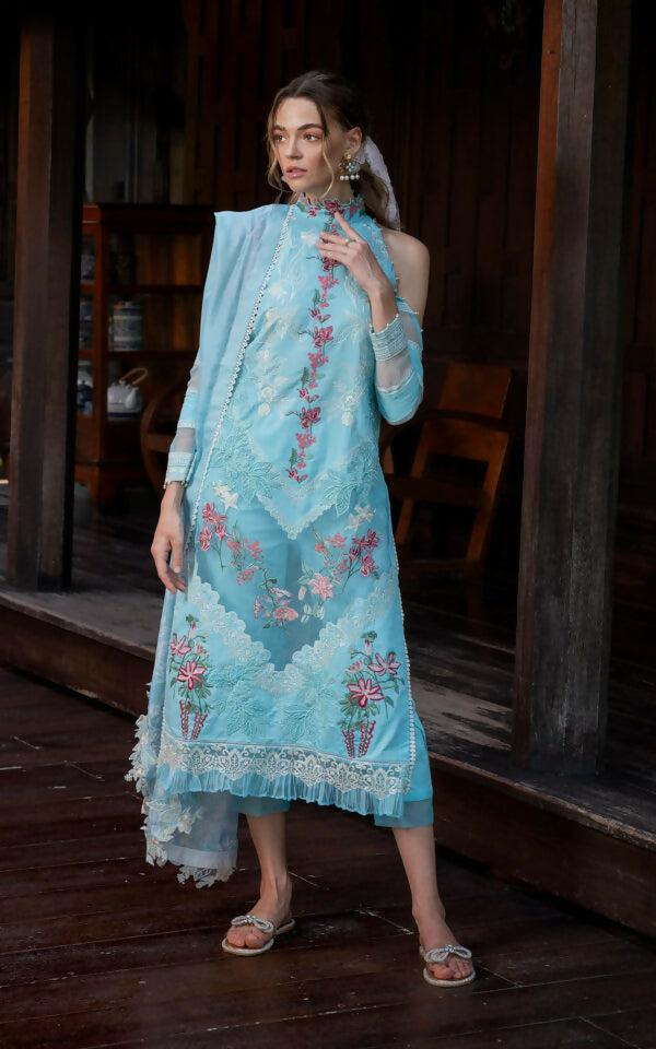 Pakistani Rosemary & Ruffles Unstitched Utopia Three Piece
