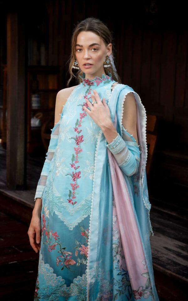 Pakistani Rosemary & Ruffles Unstitched Utopia Three Piece