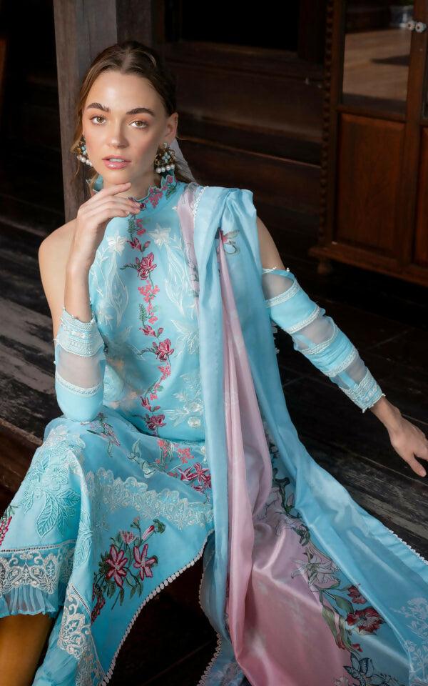 Pakistani Rosemary & Ruffles Unstitched Utopia Three Piece